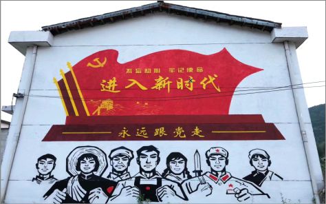黔西党建彩绘文化墙